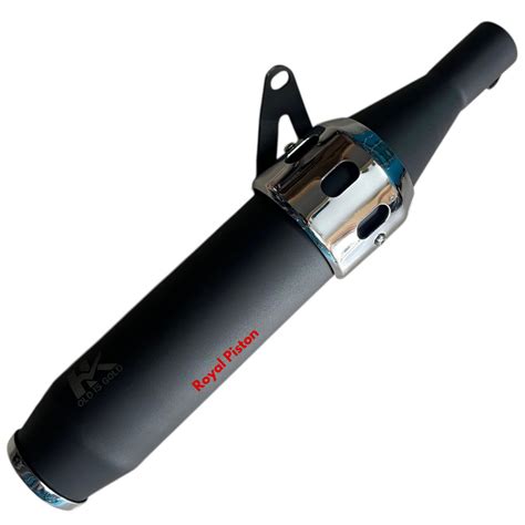 Royal Piston Hunter 350 Free-Flow Exhaust with Glasswool – Bass Sound