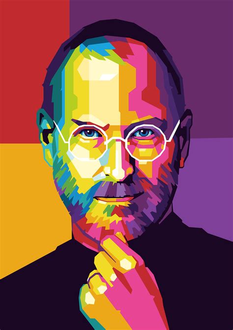 Steve Jobs Pop Art – FEMTOARTS