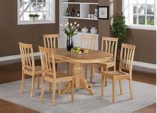 Kitchen Dining Sets by 5pc Oval Dinette Kitchen Dining Set Table With 4 Wood Seat Kitchen Dining Sets