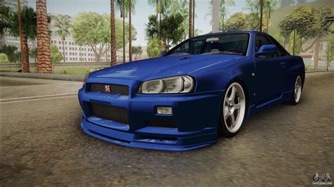 Nissan Skyline GT-R34 Tunable for GTA San Andreas