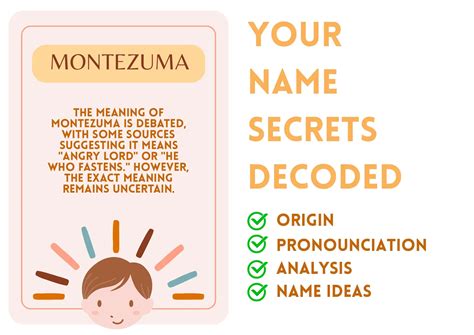 Montezuma - Aztec Boy Name Meaning and Pronunciation