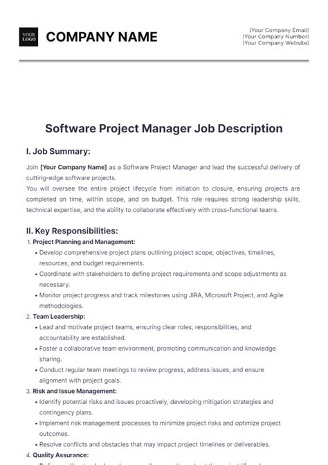 Image result for Software Project Manager Job