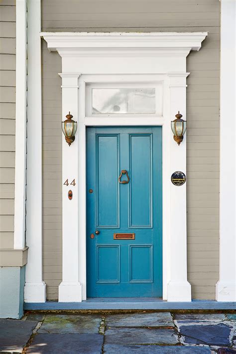 Charleston Denim Blue Front Door | Bold front door colors, Painted ...