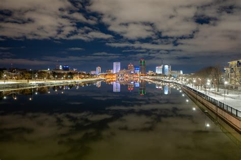 Early Morning Photo Of The Rochester Ny Skyline Just Before Sunrise ...