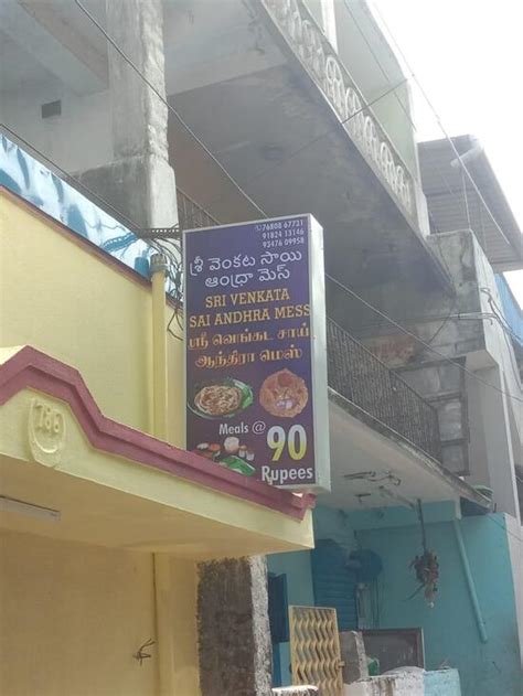 Sri Venkata Sai Andhra Mess, Chennai - Restaurant reviews