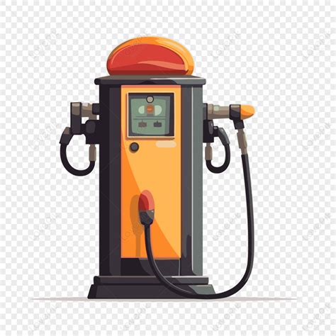 Gas Pump Clipart Flat Design Illustration Of A Gasoline Pump Cartoon ...
