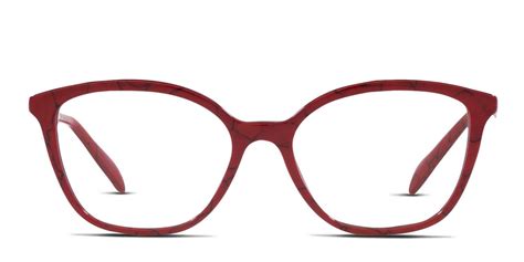 Prada PR 02ZV Red Eyeglasses | Includes Free Rx Lenses | GlassesUSA.com