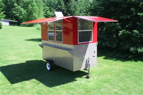 Food Trailer Hot Dog Cart Enclosed | Grill | Sinks | Water Heater