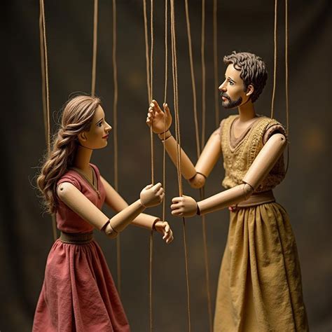 String Puppets: Dewa Mengendalikan Kayu Pria dan Wanita