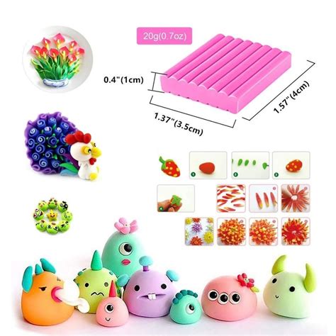 Polymer Oven Bake Clay Beginners Kit for Jewelry Earrings Making - Oytra