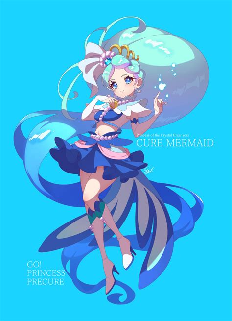 Cure Mermaid - Kaidou Minami - Image by Kuroiro Otento #4503164 - Zerochan Anime Image Board