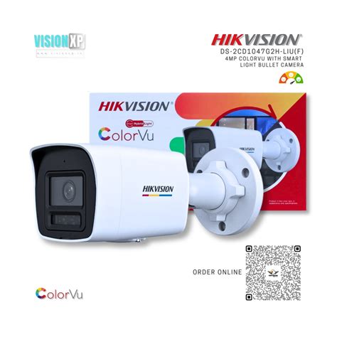 Hikvision DS-2CD1047G2H-LIU 4MP ColorVu with Smart Light Bullet Camera ...
