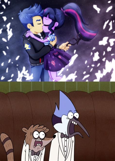 Mordecai and Rigby: Shocked by Flash Kiss Twilight by leonsart933838 on ...