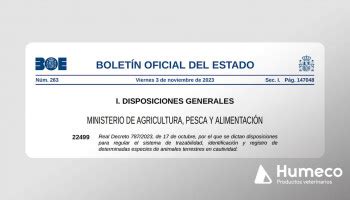 Publicado el nuevo RD que regula el sistema de trazabilidad ...