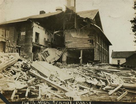 Bath School Disaster, Massacre Original Photograph Bath Michigan Very ...