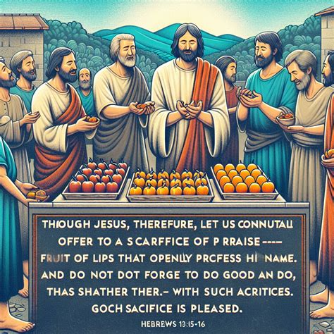 What does Hebrews 13:15-16 mean? | Bible Art