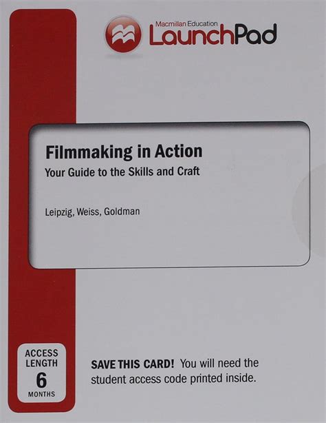 Buy Launchpad for Filmmaking in Action, Six Month Access Book Online at ...