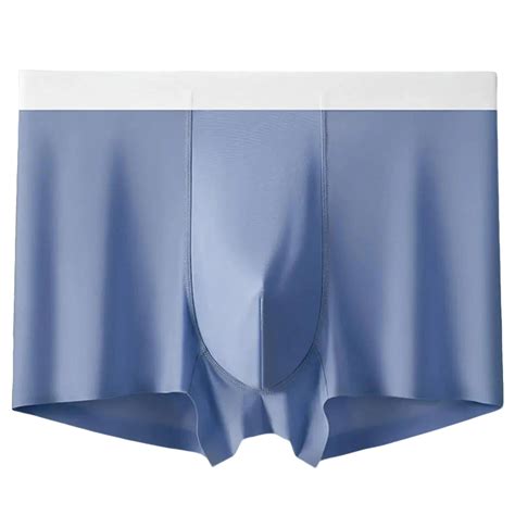 Cotton Boxers Men Breathable Boxers for Men Men's Brief Mens Moisture ...