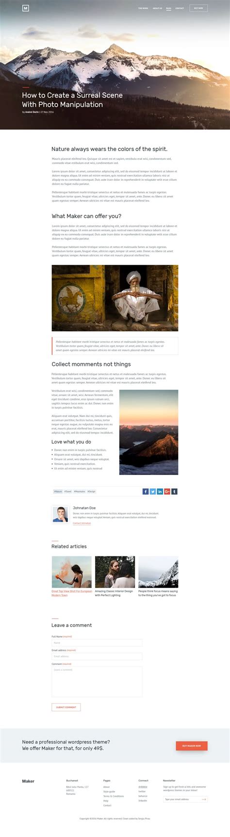 Image result for Making Article Website Using HTML