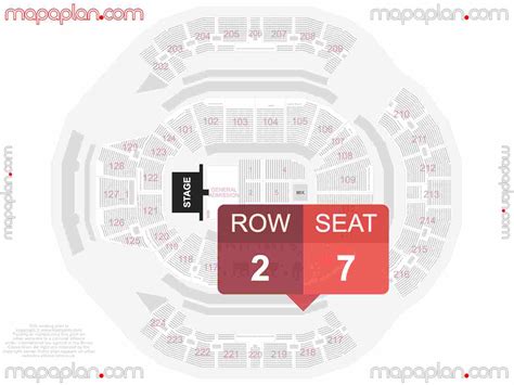 Chase Center seat & row numbers detailed seating chart, San Francisco ...