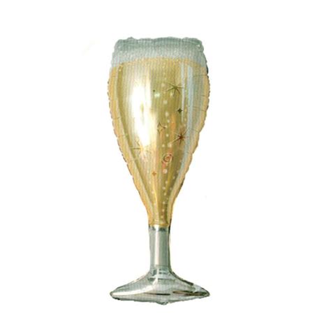 Champaign Glass Foil Balloon for Bachelor's, birthdays & anniversa ...