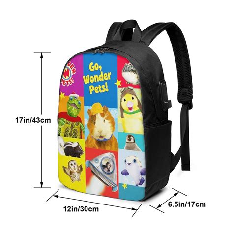 YSLPshop Wonder Pets! Backpack 17 Inches With USB Port Anime Backpack ...