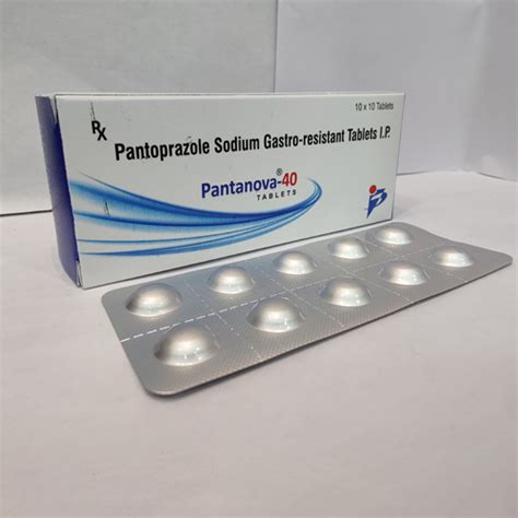 PANTANOVA®-40 Tablets Pharmanova India Drugs Pvt. Ltd.