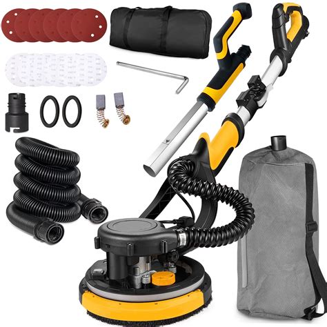POWANLI 780W Electric Drywall Sander with Vacuum Dust Collection, 6.5A ...