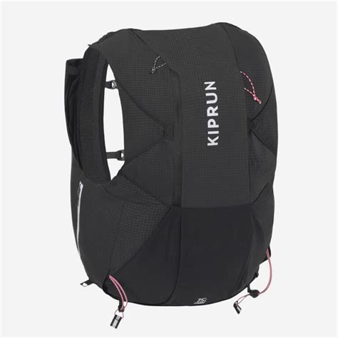 KIPRUN 900 15 L Unisex Trail Running Bag 2 L Water Bladder Included - Black