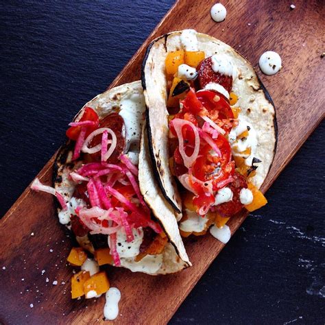 Butternut Squash and Smokey Spanish Chorizo Tacos – Mexico In My Pocket