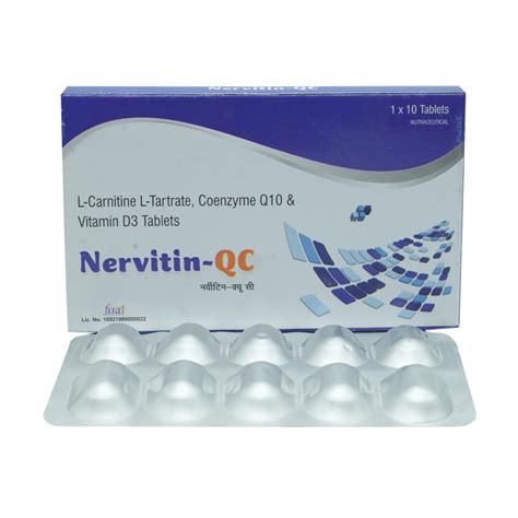 Nervitin - QC - Strip of 10 Tablet : Amazon.in: Health & Personal Care