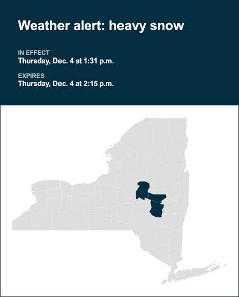 Update: Weather alert issued for heavy snow in Mohawk Valley Thursday ...