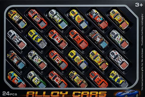 RAMNATH 24PCS Unbreakable Alloy Die-Cast Metal Racing Cars Set for Kids ...