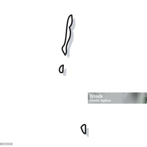 Peta Kepulauan Andaman Dan Nikobar Digambar Dengan Latar Belakang Putih ...