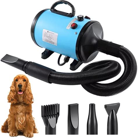 Dog Hair Dryer, 2800W Dog Blaster Dryer, Pet Grooming Hair Dryer ...