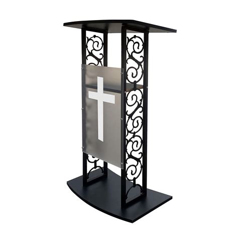 Buy FixtureDisplaysTruss Podium Metal Pulpit Church Podium Conference ...
