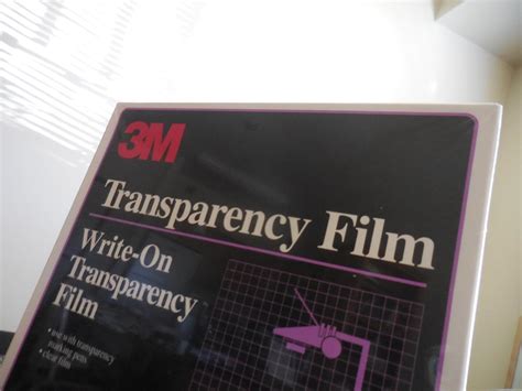 3M AF4300 Write-On Overhead Projector Transparency Film, Letter Size ...