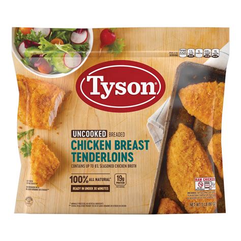 Tyson Frozen All Natural Uncooked Breaded Chicken Breast | BJ's ...