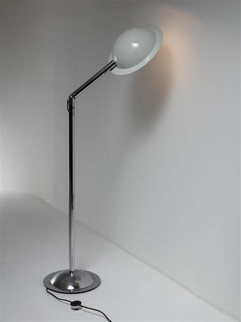 Chrome Floor Lamp by Adalberto Dal Lago for Bilumen, Italy, 1970s For ...