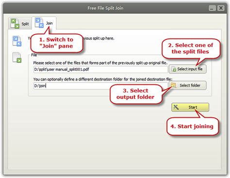 Image result for How to Merge a Split File