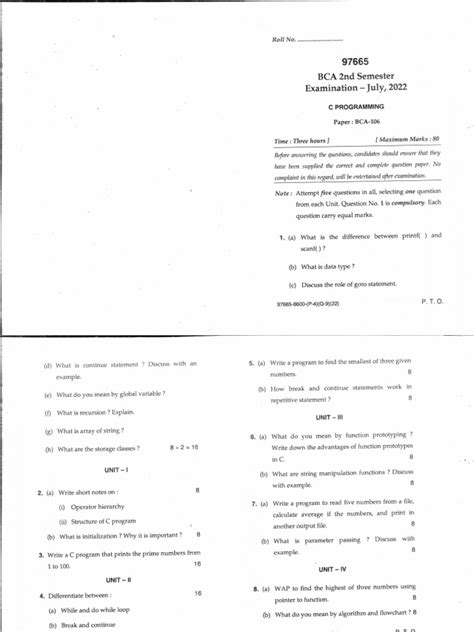 Java BCA 2nd Sem 的图像结果