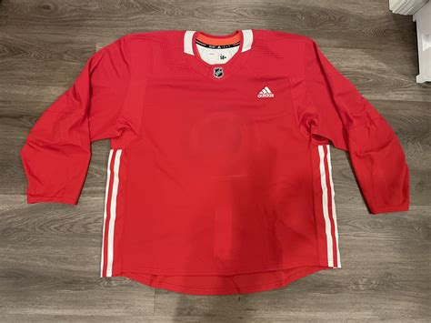 Team issued authentic adidas nhl practice jersey size 58+ | SidelineSwap