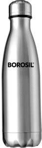 BOROSIL Bot Vacuum Insulated,24 Hours Hot and Cold Flask, 1000 ml Steel ...