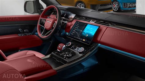 Red Range Rover Interior