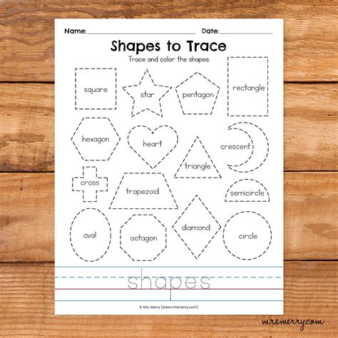 Shape Worksheets 的图像结果