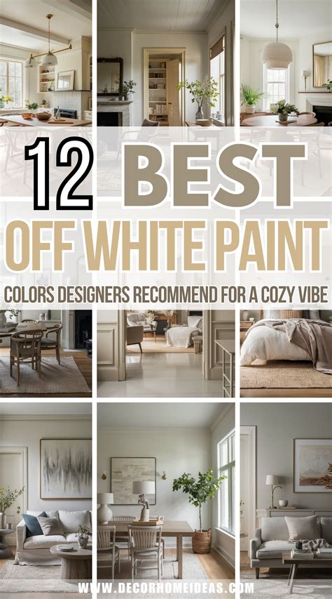 Cozy Off-White Paint Colors from the Brands Designers Trust Most