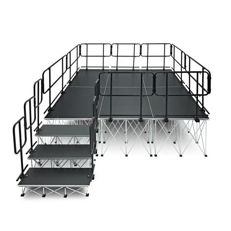 3m x 2m Portable Stage Kit by Gear4music, 80cm at Gear4music