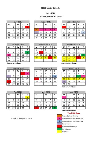St Johns County fl Schools Calendar 25-26 [PDF] - EduCounty