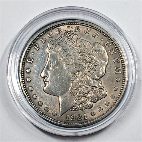 1921 American Silver Morgan Dollar w/ Capsule | Property Room