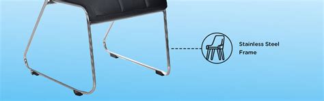 Buy Nilkamal Contract 02 with Arm Visitor Chair (Black) Online In India